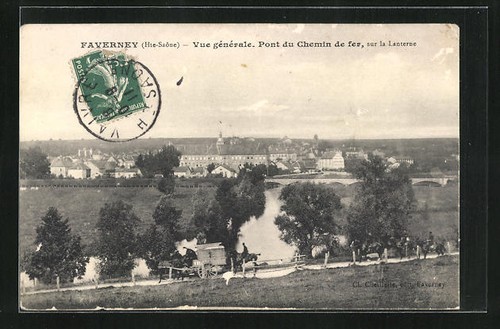 Cpa faverney vue générale - faverney,,