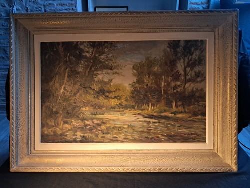 Tableau ancien huile - huile, sur