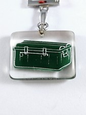 KEYRING - Bourbon FLEM-PICOT Paris 10th - Vintage Suitcase Trunk - Fashion 1960s -