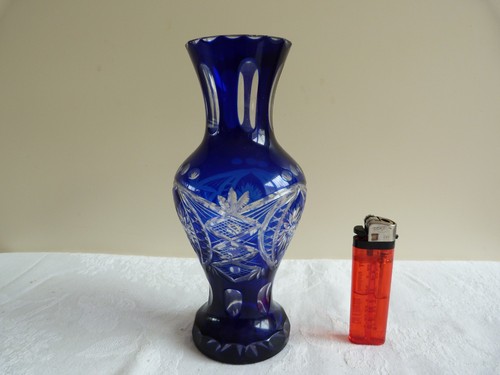 Vase cristal bohème - en,