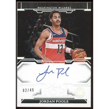 Jordan Poole 2023-24 Panini Noir Auto /49