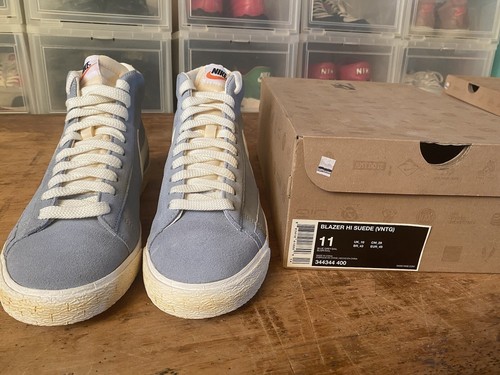 2010 nike blazer - suede, blue