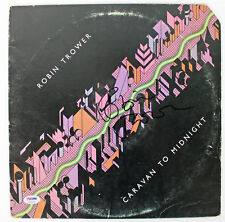 Robin Trower Authentic Signed Caravan To Midnight Album Cover PSA/DNA #AB43049