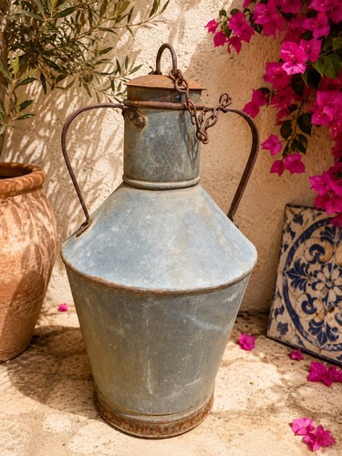 Ancien bidon lait portugais - bidon,