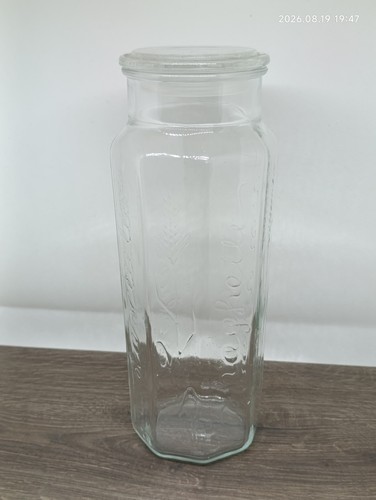 Ancien bocal verre - verre, à