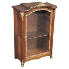 Salesman's Sample French Louis XV Wall Mounted Vitrine Display Cabinet