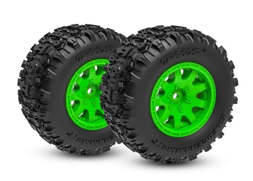Traxxas trx10770 grn pneus - trx10770-grn, sur