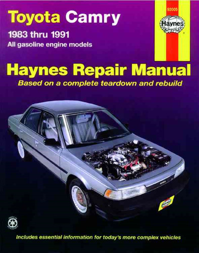 Manuel atelier toyota camry - manuel, d'atelier
