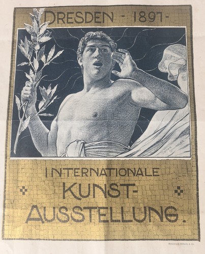 éblouissante ancienne affiche - ancienne,