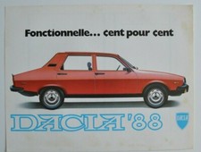 DACIA 1310 / 1410 Berline 1988 dealer sheet brochure - French - Canada