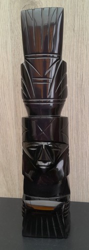 Sculpture obsidienne œil - obsidienne,