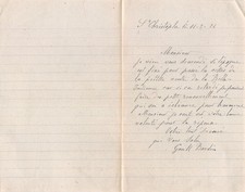 Facture   1924 BARDIN A SAINT