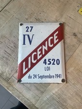 Plaque émaillée ancienne