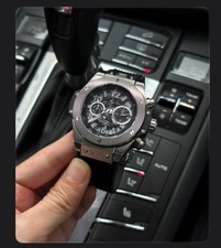 Seikmod Bigcase Chrono Skeleton | Sapphire | Aut | Open Dial | Rubber Strap