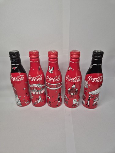 Set bouteilles coca cola - 5,