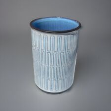 Mid Century Modern Alumina Faience Thule Vase Anni Jespersen 1962 Denmark 