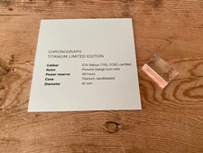 New - Montre Plaque Porsche