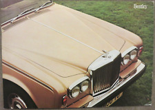 1977 Bentley T2 Brochure Brochure, 16 Pages English