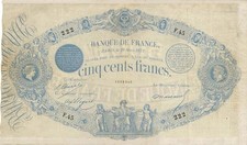 500 Francs type 1863 - Bleu à