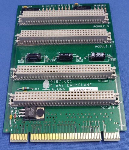Backplane acorn riscpc slots - backplane, 4