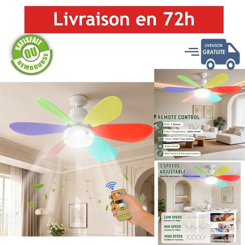 Ventilateur plafond avec - ventilateur, de