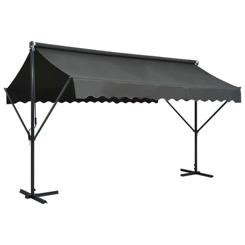 Auvent sur pied 500x300 - pied,