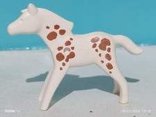 PLAYMOBIL x1 FIGURINE POTRO PINTO CHEVAL REF 4571 PONY PONEYS FERME INDIENS D...