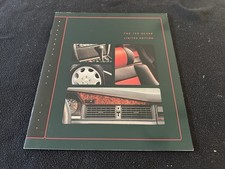 1993 Mercedes Benz 190E Limited Edition Brochure W201 190-class Sales Catalog