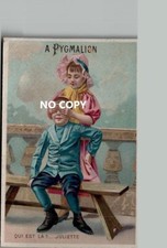 Chromo A PYGMALION - Scène