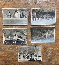 Rare photo Susa-Moncenisio 1953 motoring Lancia Aurelia B20 drivers Italy