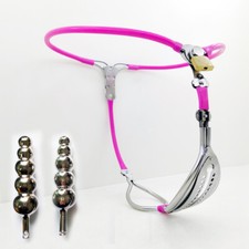 Femme Ceinture de chasteté SM haute qualité Bondage BDSM Esclave Soumission
