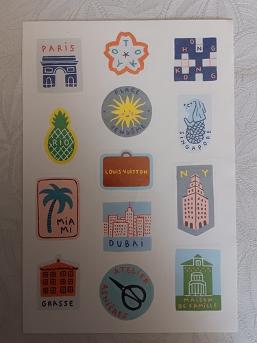 Louis vuitton stickers - stickers, agenda