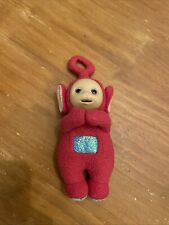 O/ Peluche Doudou Tomy Teletubbies Personnage Rouge PO Pince Vintage