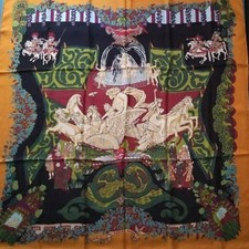 Écharpe HERMÈS Carré 90 Le