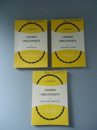 Chimie organique tomes - chimie,