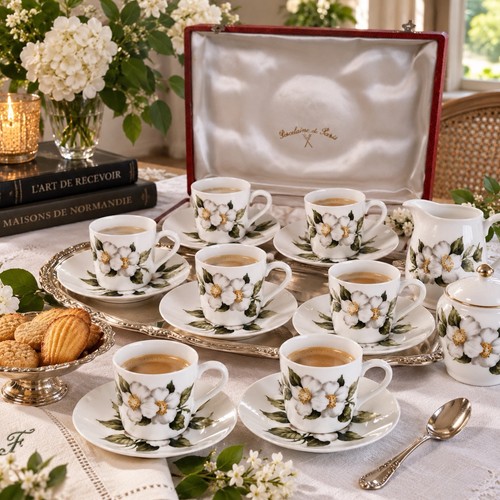 Service tasses café - tasses, à