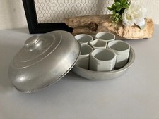 325⚜️ Old Yalacta Aluminum Yogurt Maker With Jars Made In France Vintage