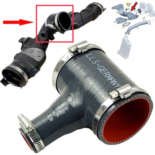 Kit réparation tuyau - tuyau, turbo