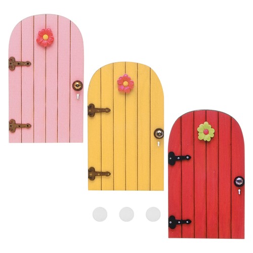 Wooden garden fairy - garden, doors