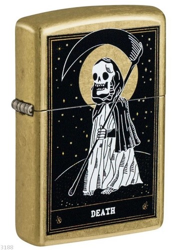 Zippo death card - zippo, ★