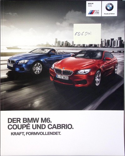 Ed6501 brochure bmw coupé - bmw, m6