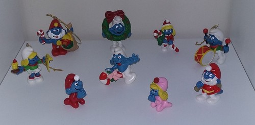 Schtroumpf schleich lot de 9 - -,