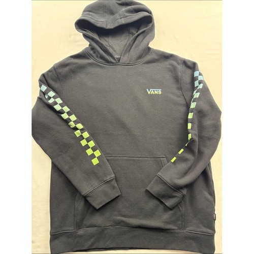 Vans hoodie kids black - vans,