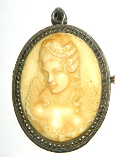 Superbe broche argent avec - broche,