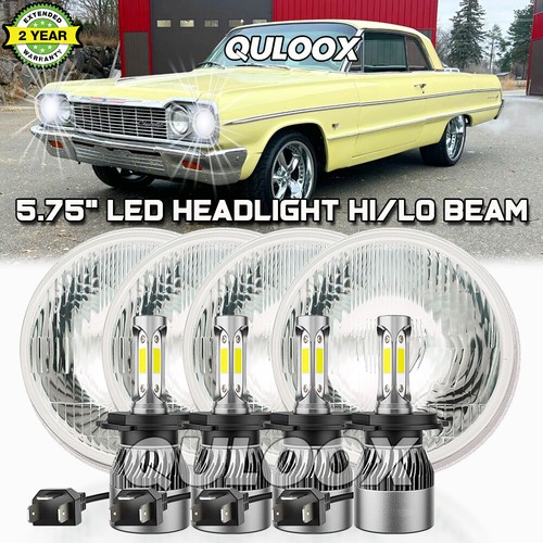 Dot 3 4 led headlights - 5-3/4,