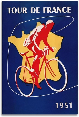 Plaque metal tour france - metal,