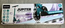 JETSON Jupiter Kids' Light-Up Folding Kick Scooter (Limit 132lbs) - Teal NIB