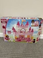 Ecoiffier abrick princess castle-royal castle 59 Pieces Made In France.