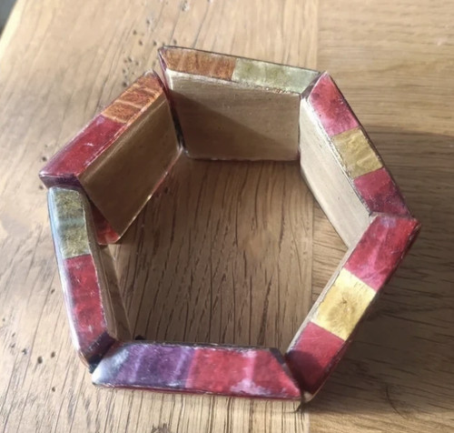 Bracelet manchette bois - manchette, en