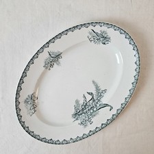 Plat Ovale Décor Muguet Saint